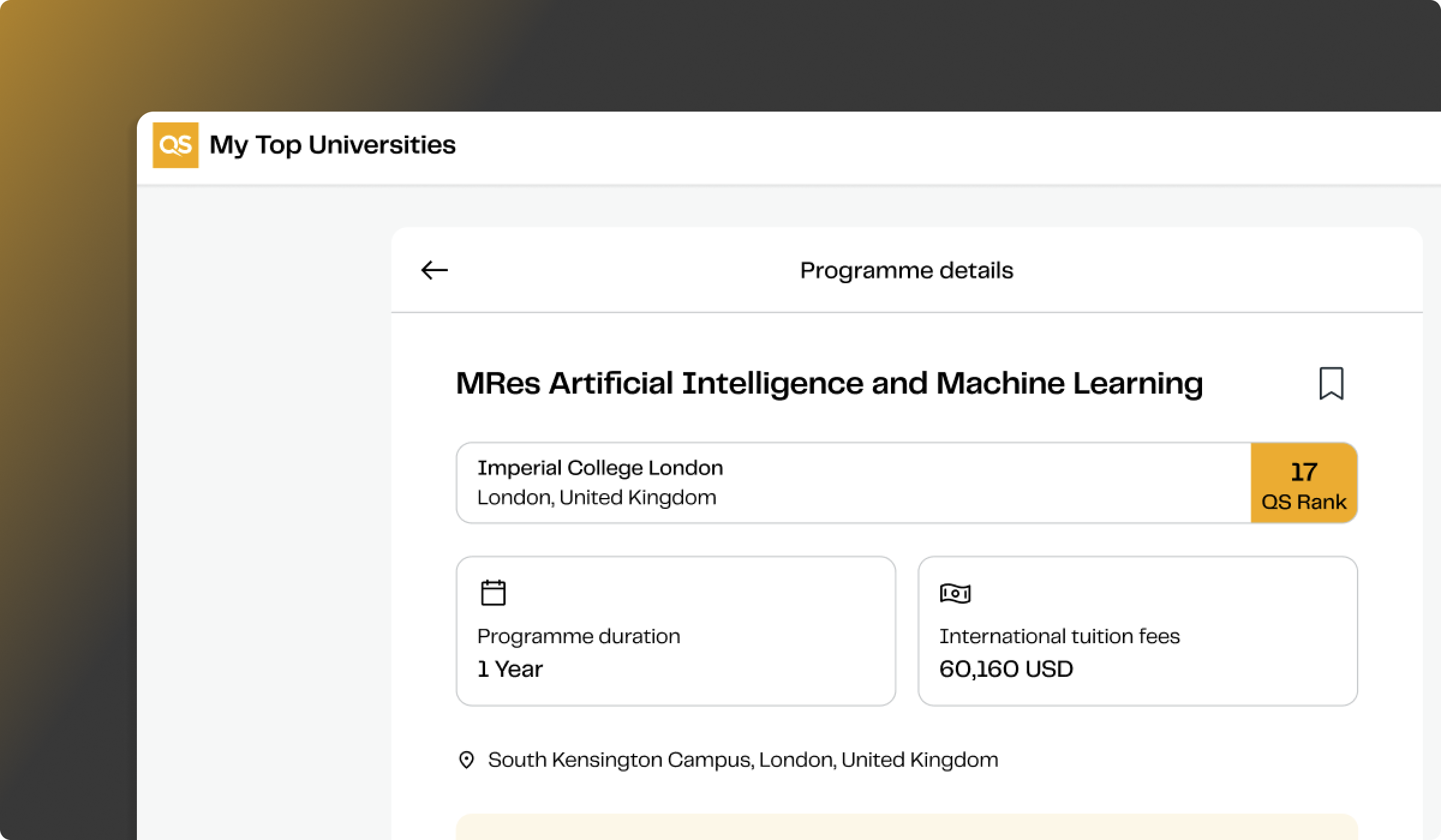 Quacquarelli Symonds project